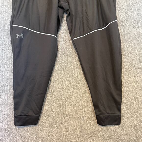 Under Armour Pants Mens XXL Black Jogger Sweatpants Storm Fleece Stretch - Picture 2 of 10